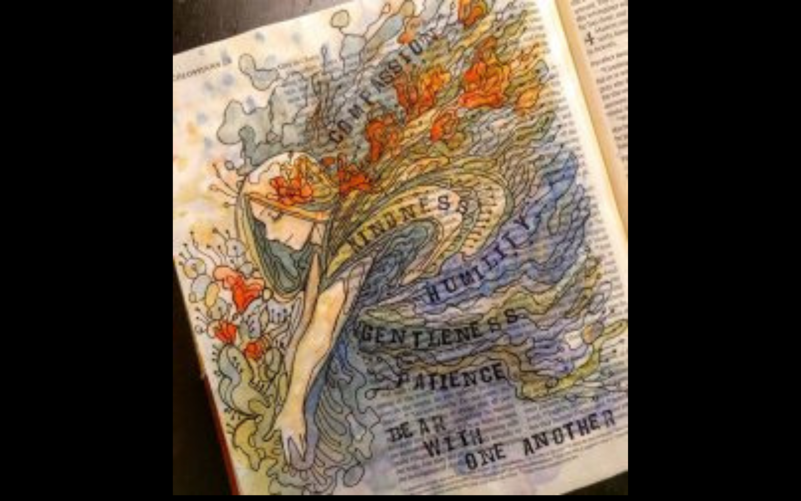 Person painting at a table, then writing in a journal. Art supplies and notebook. Symbol of emotional expression without words.