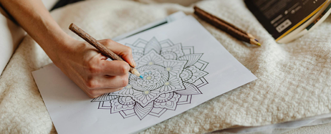 Colouring Away Stress | Free Your Mind Initiative