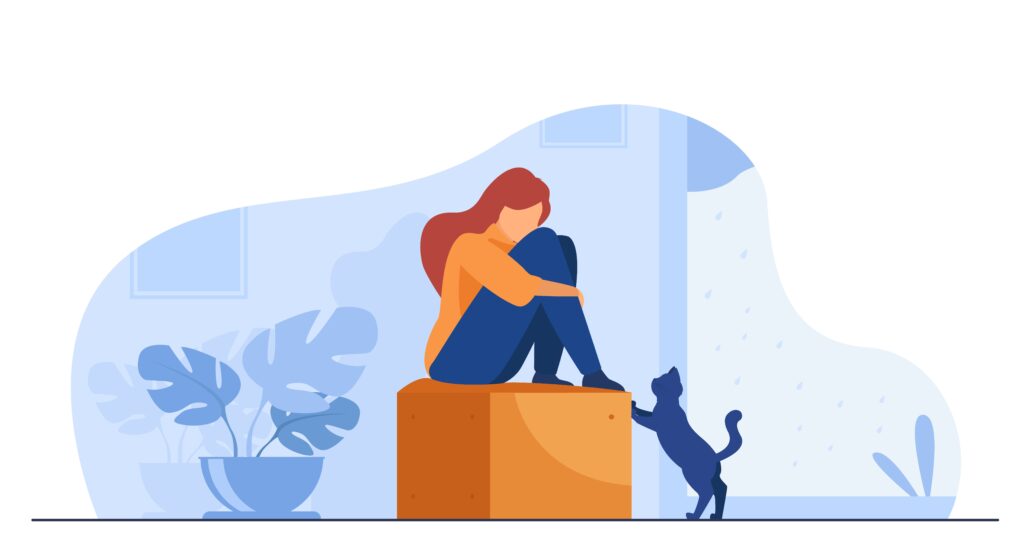 Lonely person suffering from depression | Free Your Mind Initiative When Giving Up Feels Easier | Free Your Mind Initiative