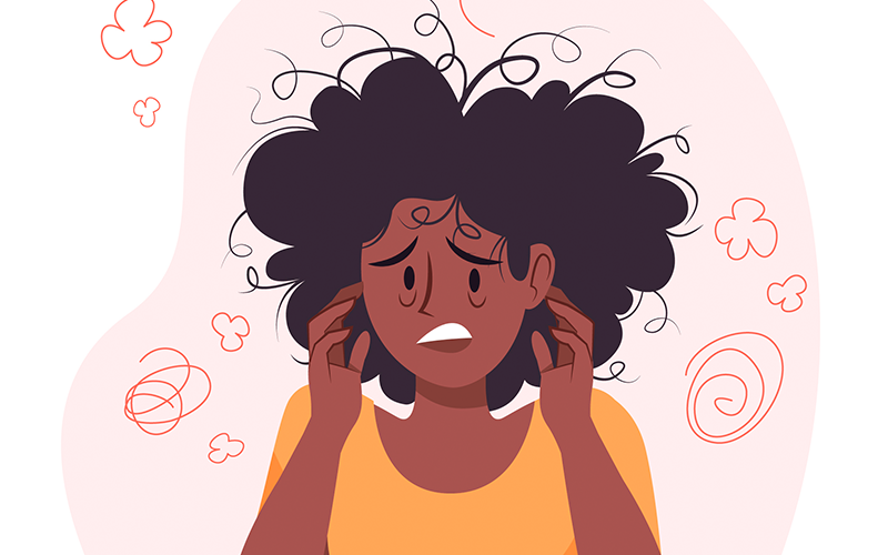 A person's hand gently holding the hand of someone who is visibly anxious, offering quiet support. | Free Your Mind Initative